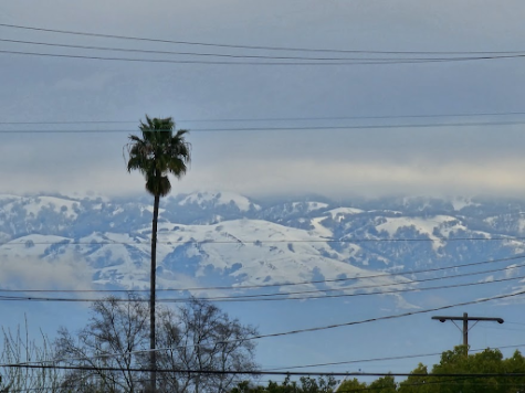 Snow-capped peaks in San Jose, CA