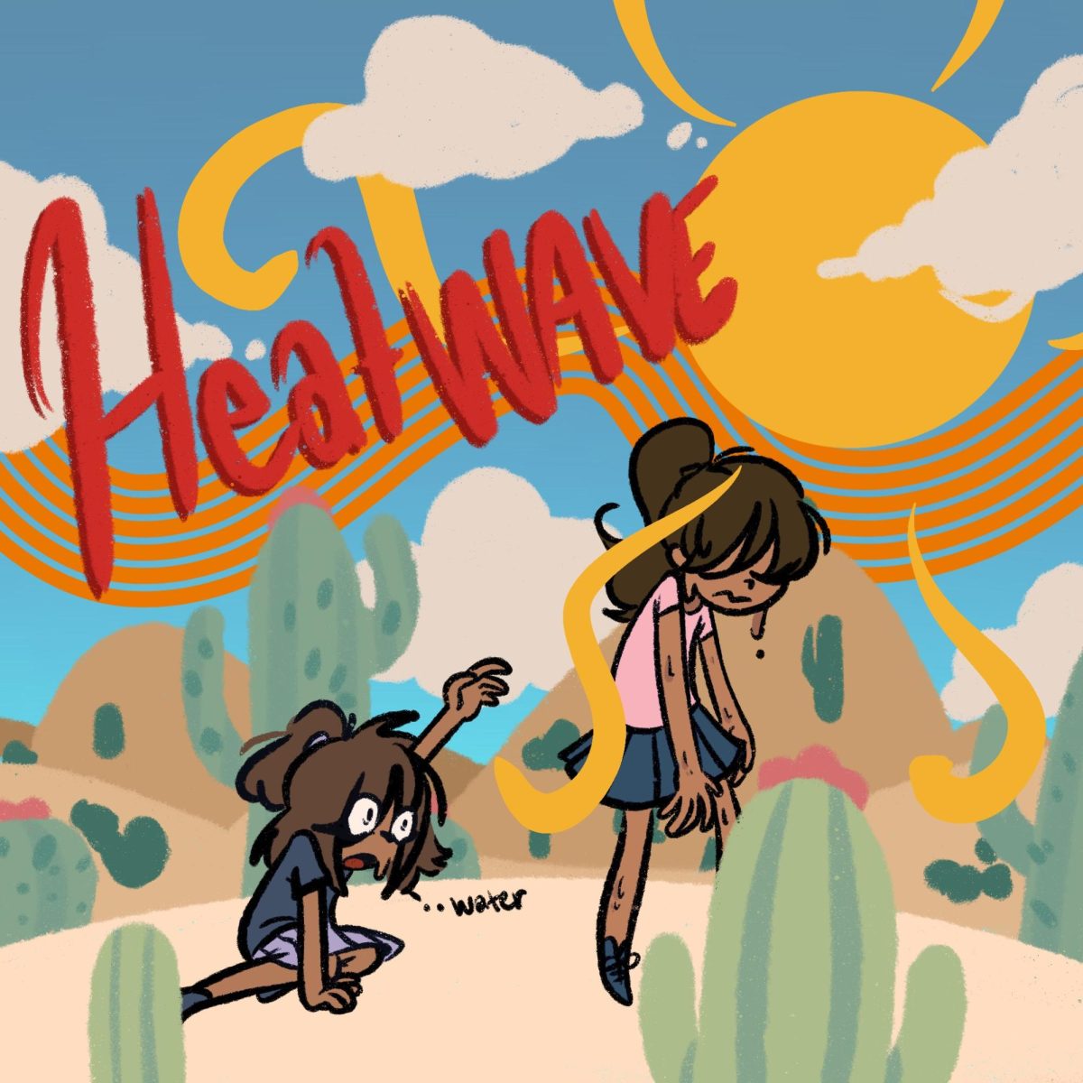 How did the recent heat wave affect Mission High students and staff?