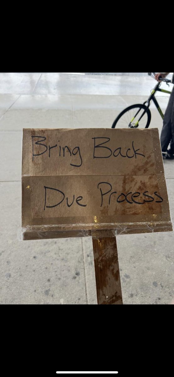 Protest sign