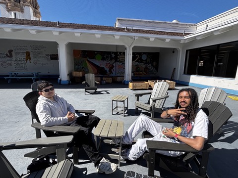 Osvaldo (left) and Zamar (right) share their favorite sports.