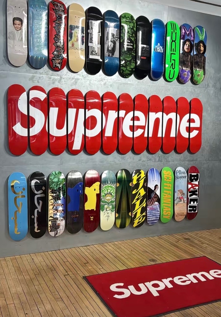 Image of Supremes original skatebords