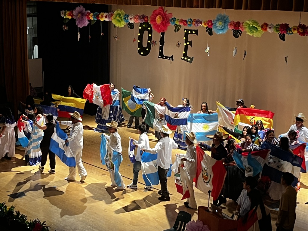 Ole showcases cultural flags at Assembly 