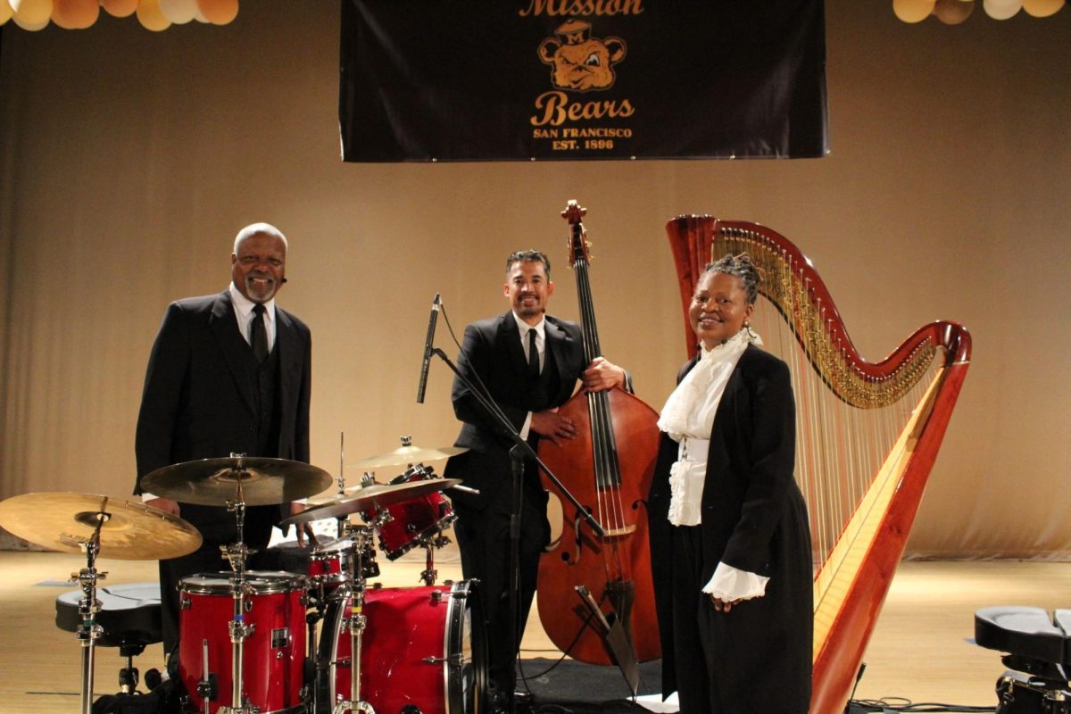 Ms. Destiny Muhammad (right), along with Leon Joyce Jr. (left), and Arthur "Chico" Lopez (middle) 
