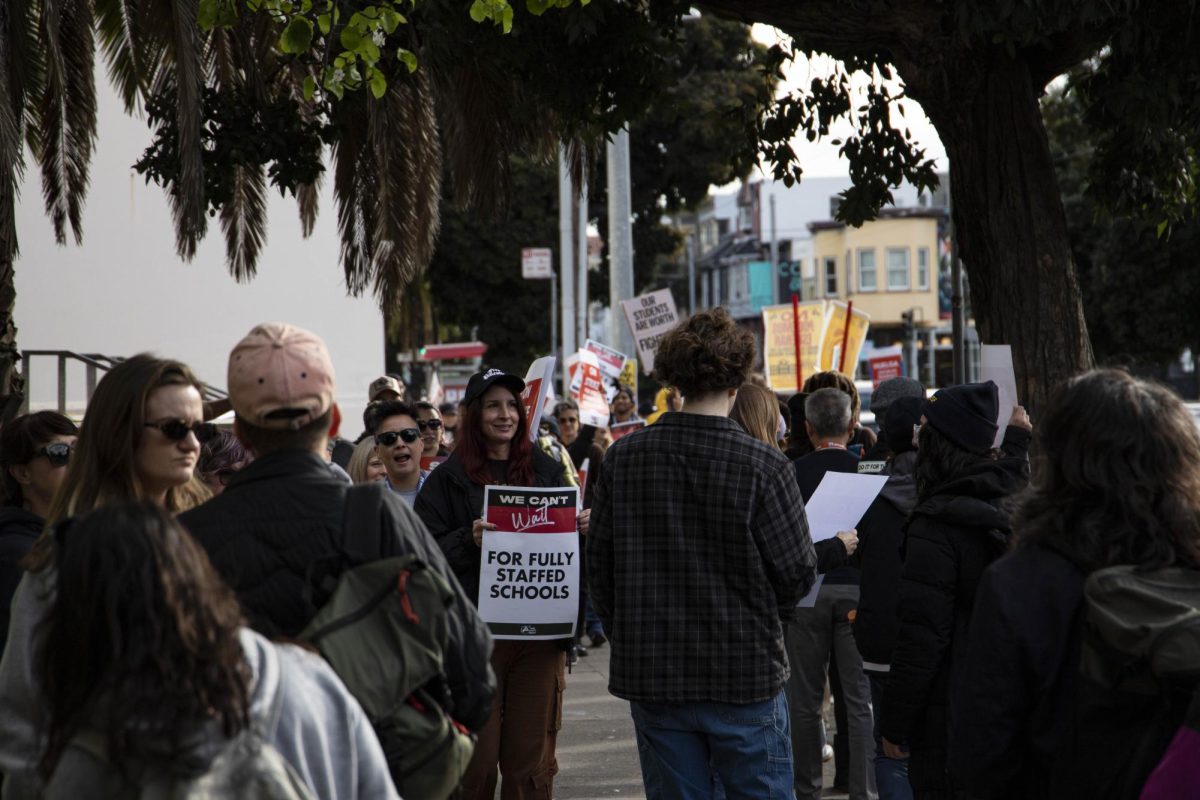 Ms. Mokhtari, a recently consolidated teacher, participated in the February strike.